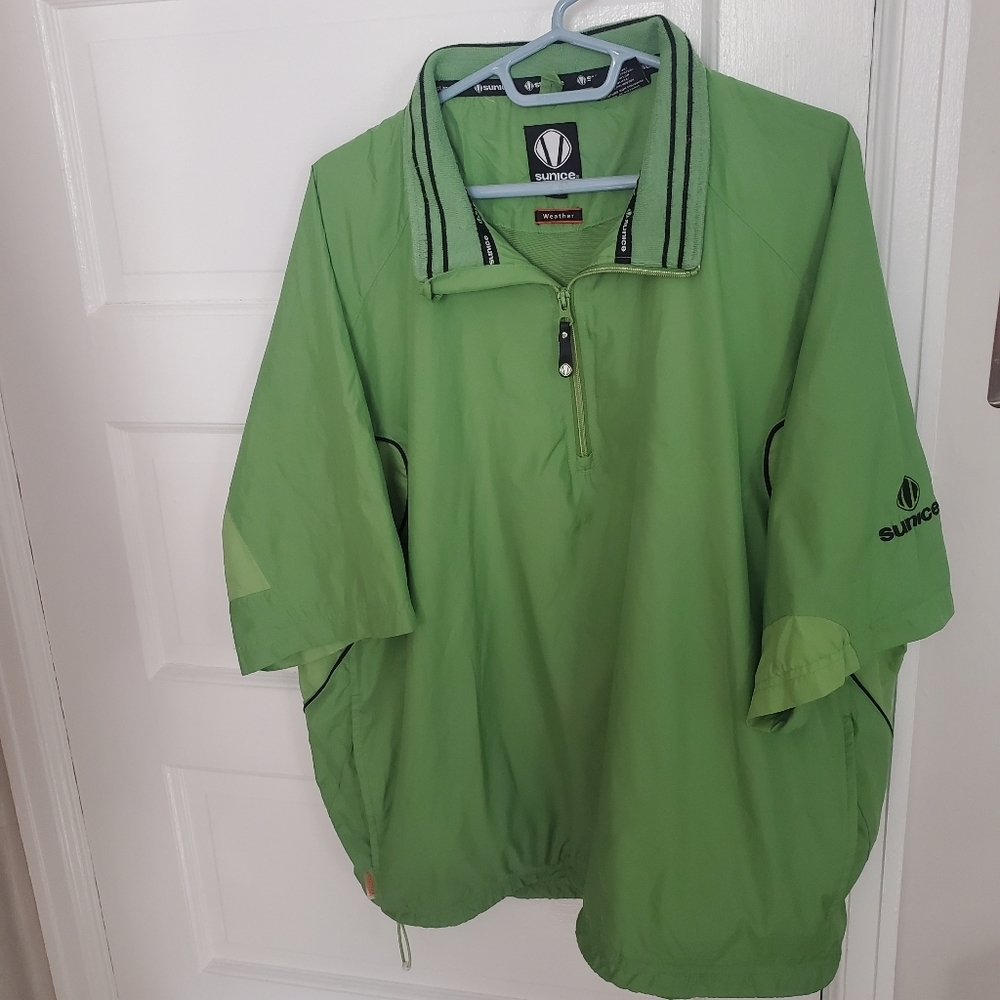 Sunice || Green Men's Short Sleeve Pullover Golf XL
